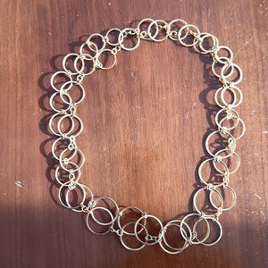 Ring Chain Statement Necklace